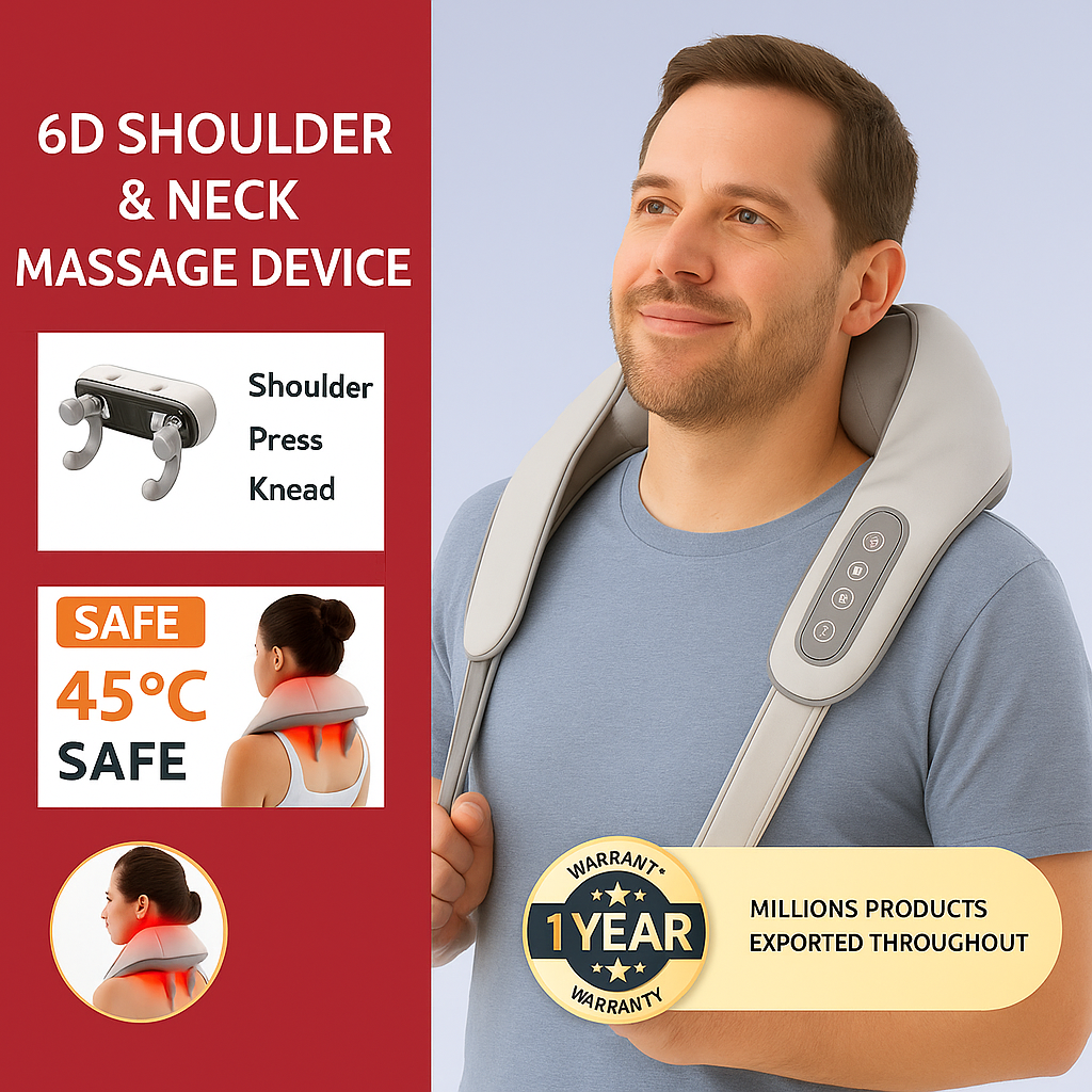 Multifunction Neck Massager for Cervical Spine and Shoulder Pain
